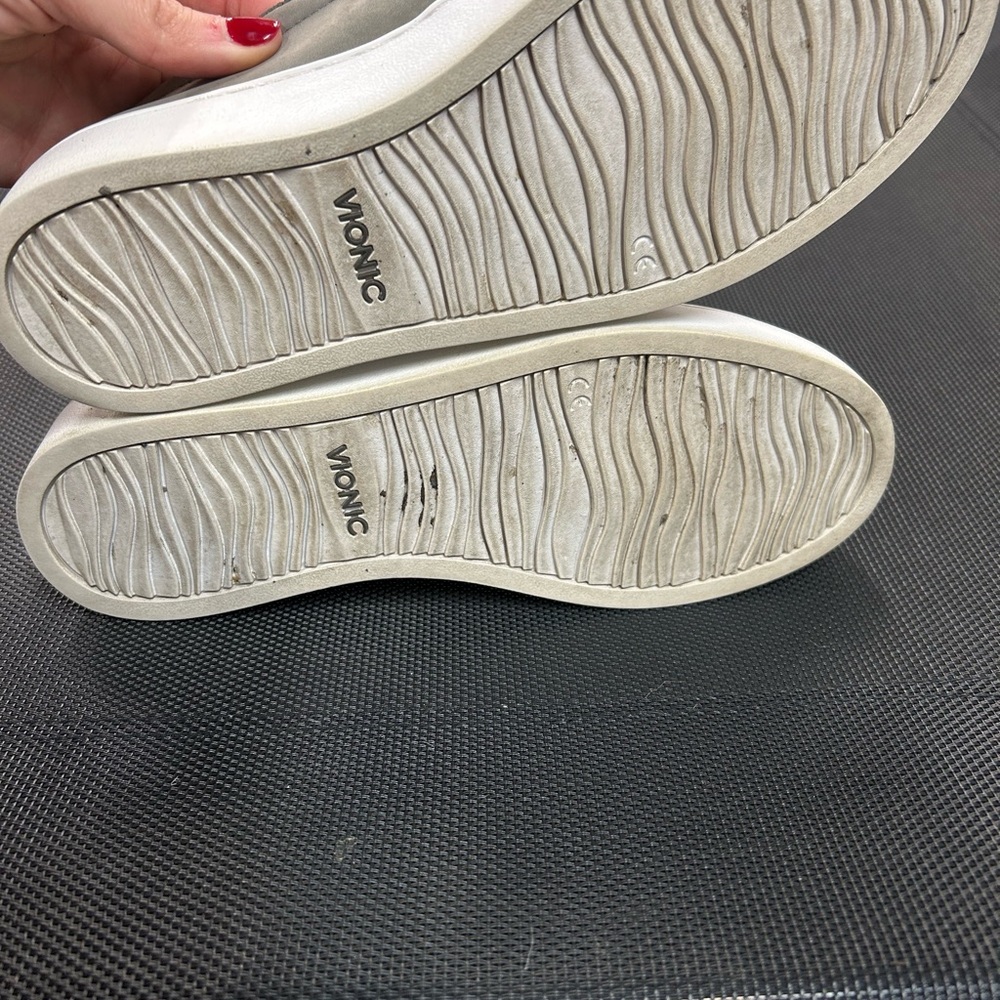 Vionic Gray Slip-On Women's Sneakers - Picture 7 of 10